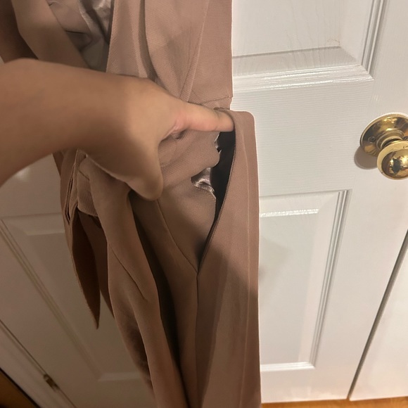 Aritzia Wilfred Ecoulement Jumpsuit in Nutmeg - Picture 8 of 9